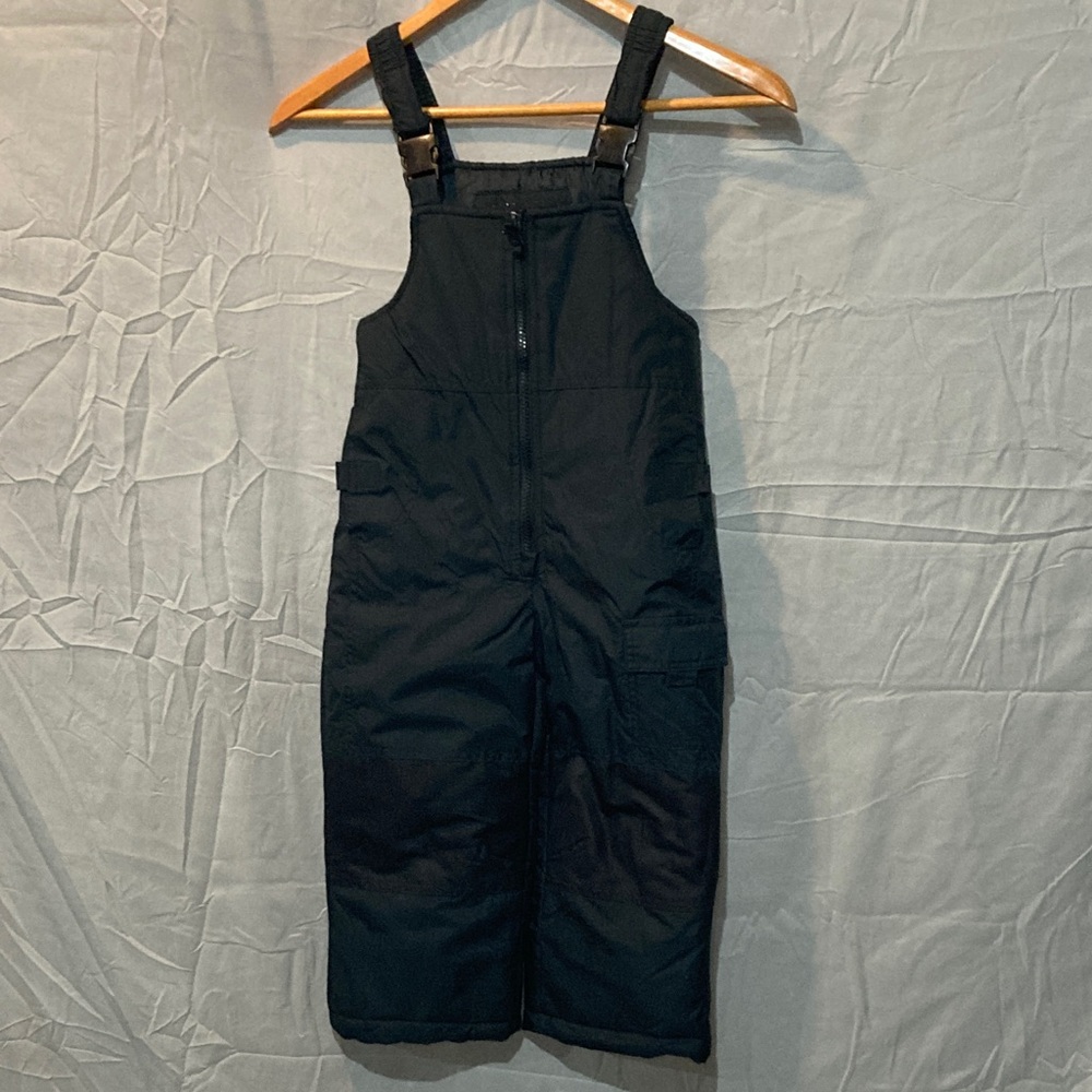 London Fog Black Snow Bibs Insulated Outerwear